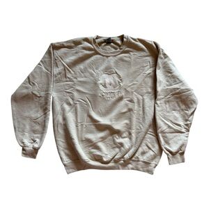 Gildan Crewneck Sweater in Cream